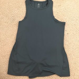 apana small teal tank top